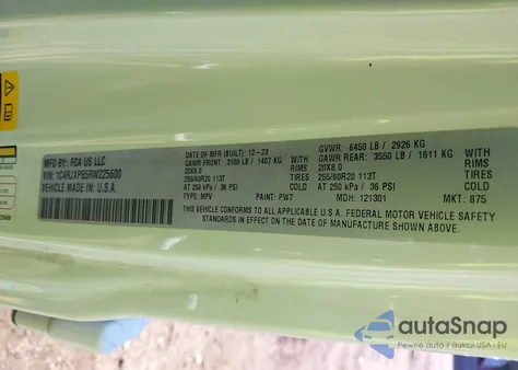 2024 Jeep Wrangler 4Xe Sahara 4Xe z USA, uszkodzony, nr VIN 1C4RJXP65RW225600